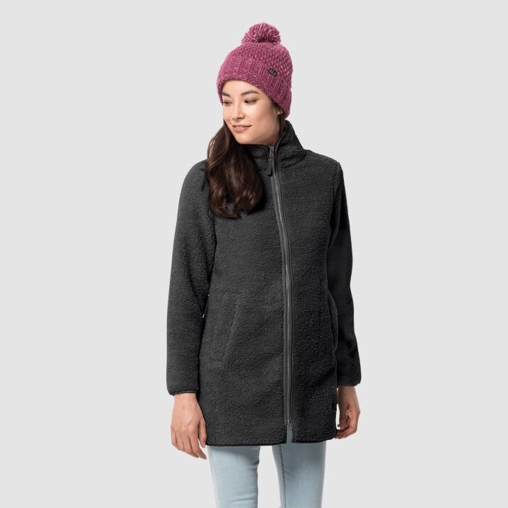 Abrigos Polar Jack Wolfskin High Cloud Mujer Negros Mexico-3769518